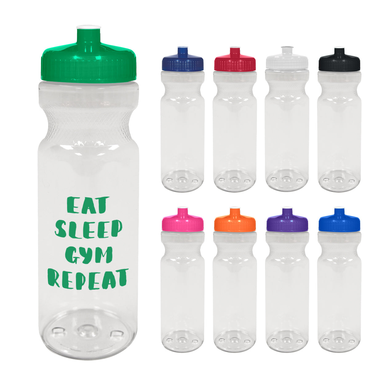 28 Oz. Poly-Clear™ Fitness Bottle  grouped