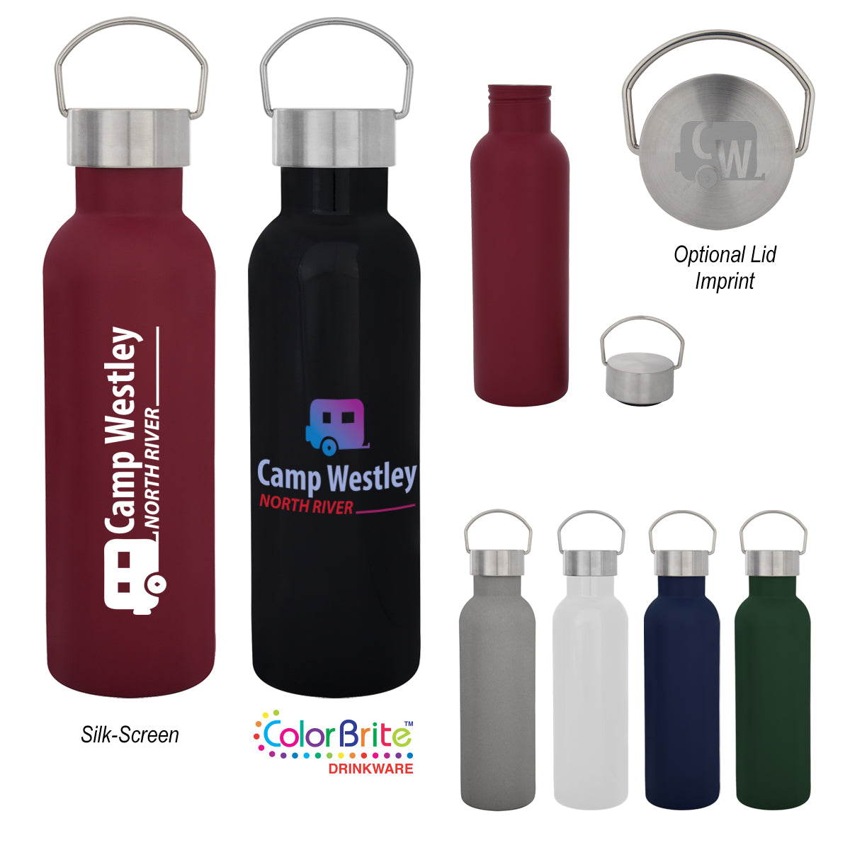 28 OZ. TIPTON STAINLESS STEEL BOTTLE  grouped