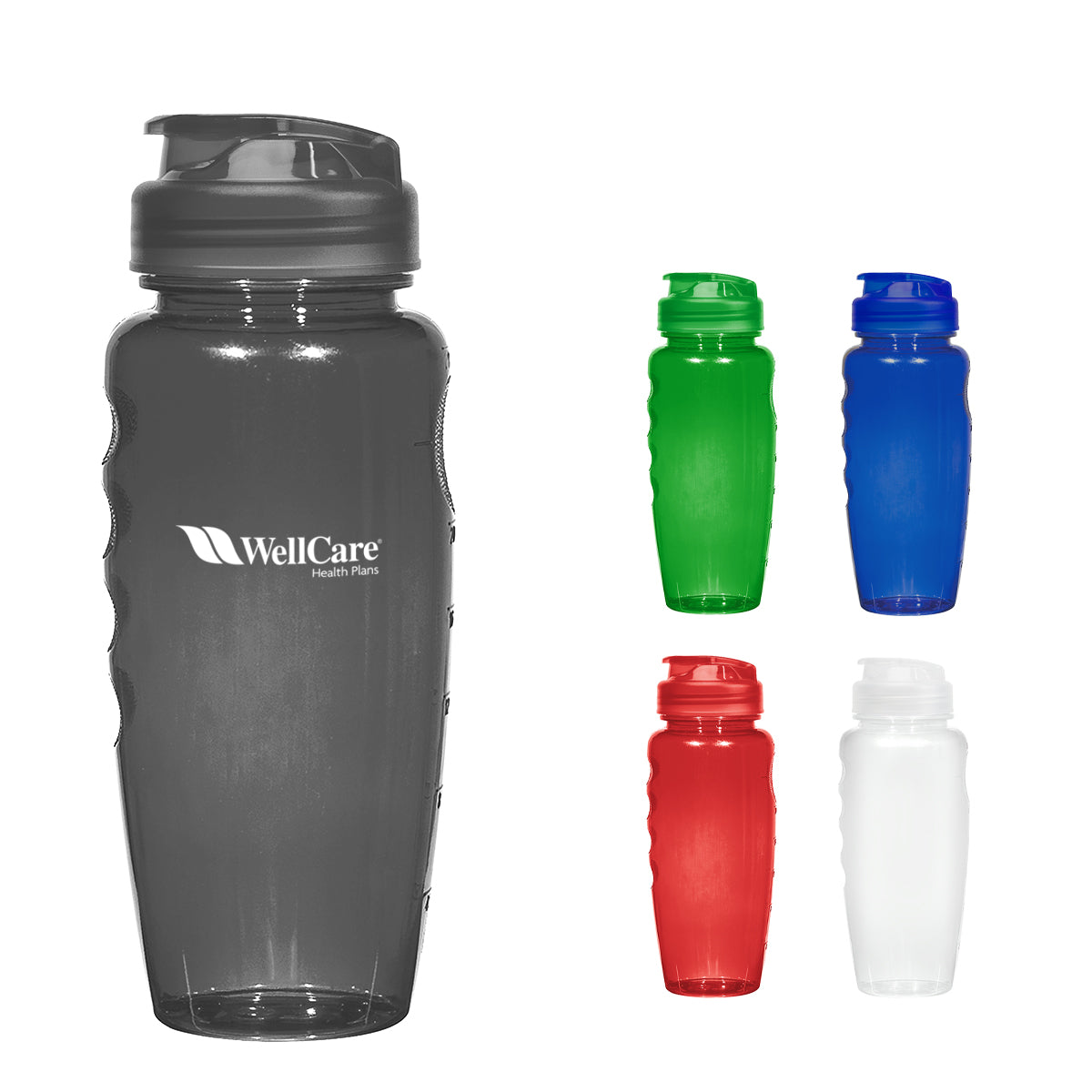 30 Oz. Poly-Clear™ Gripper Bottle  grouped