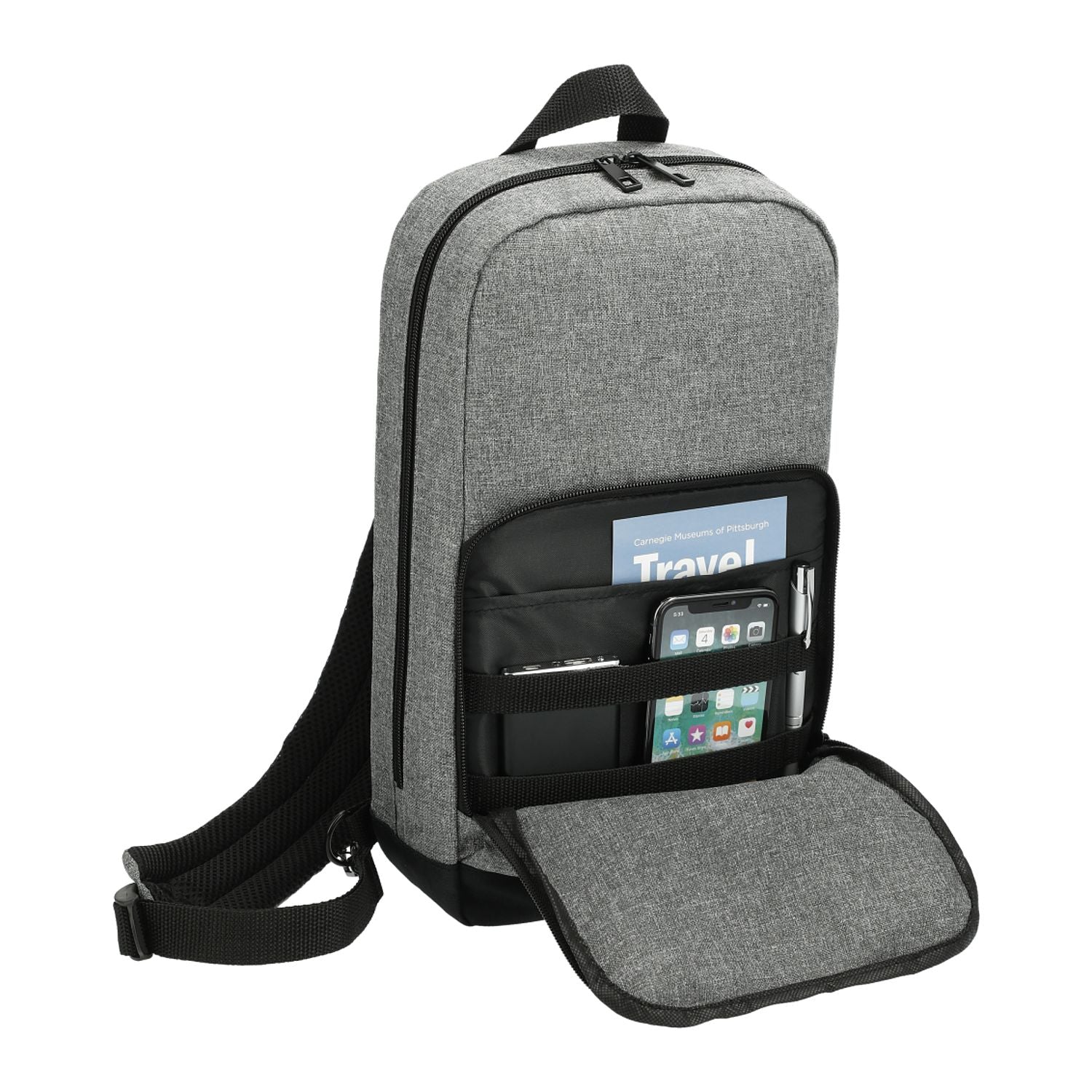 Graphite Deluxe Recycled Sling Backpack