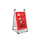 24”x36” Aluminum A-Frame Display