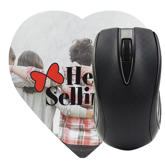 Heart Shaped Computer Mouse pad