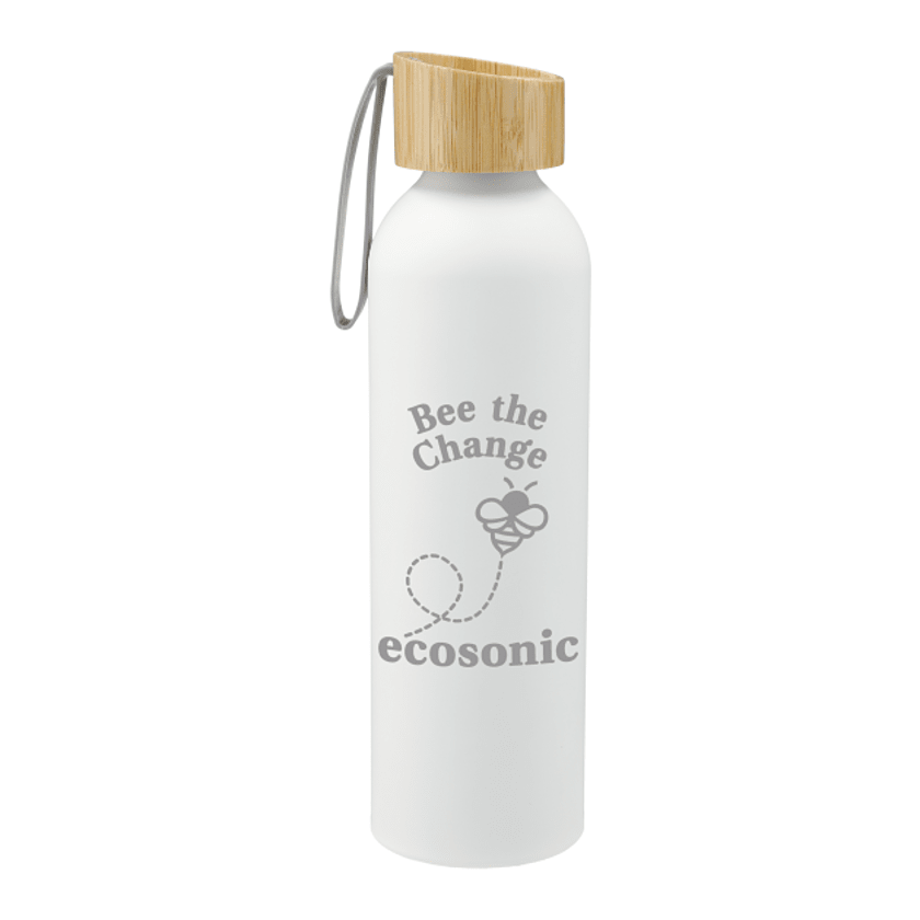 Ryze 22 oz Aluminum Sports Bottle w/ Bamboo Lid