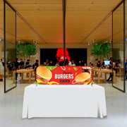 6'x2' Straight Table Top Display