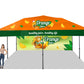 Premium Giant Tent 20'x20' w/ Full Color Canopy and Back Wall