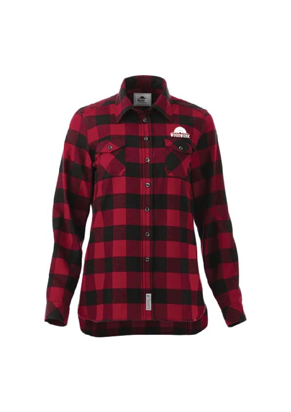 Women's SPRUCELAKE Roots73 Long Sleeve Button Up Flannel Shirt