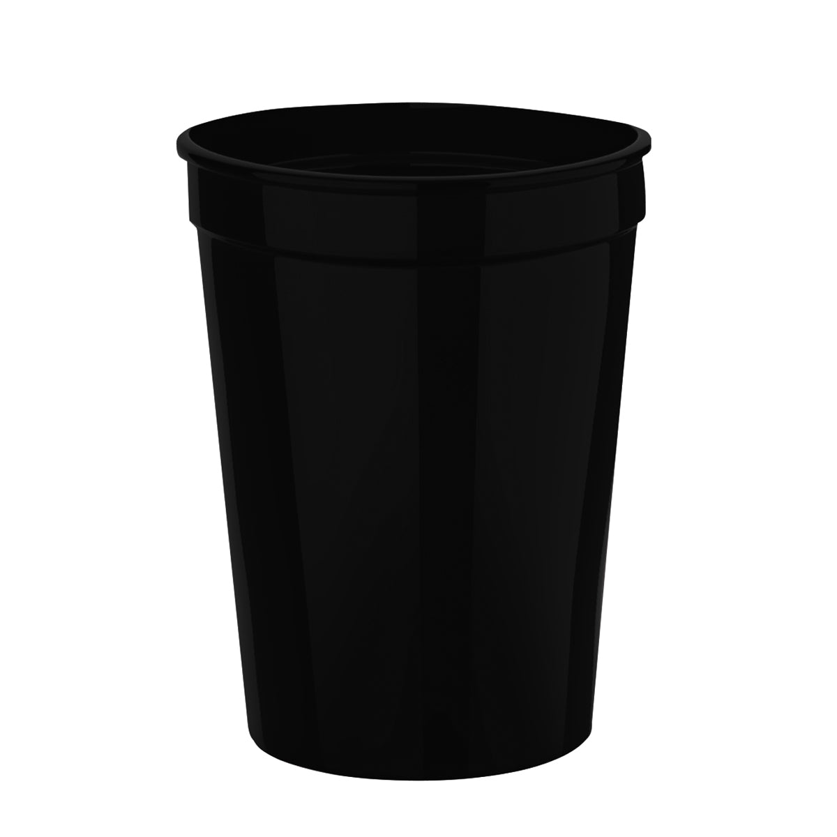 BLACK 12 Oz. Big Game Stadium Cup plain grouped