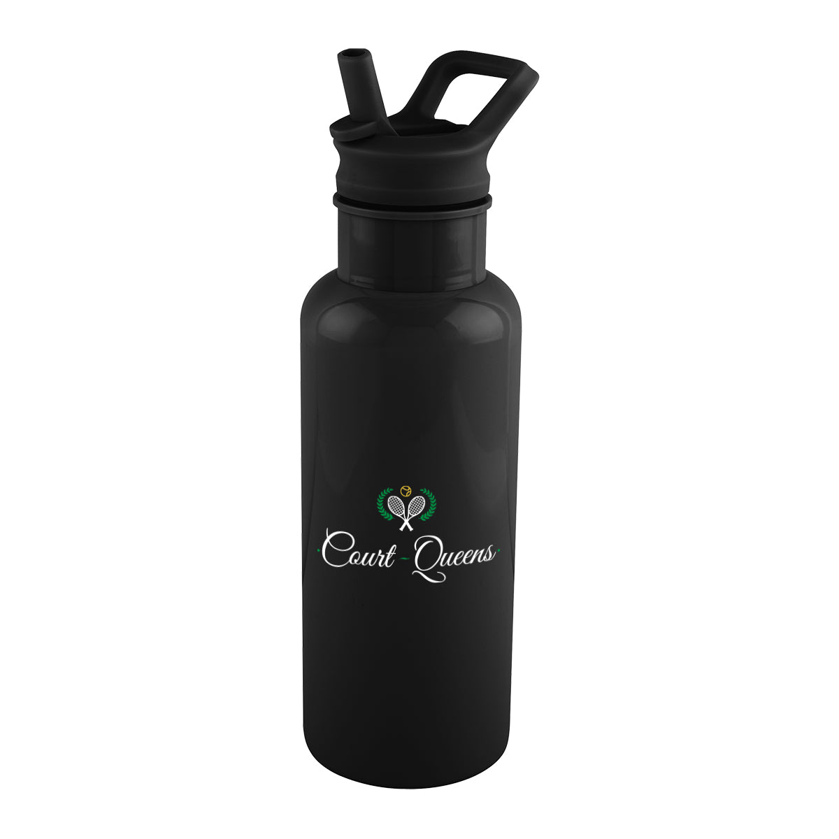 BLACK 20 Oz. Justin rPET Bottle  grouped