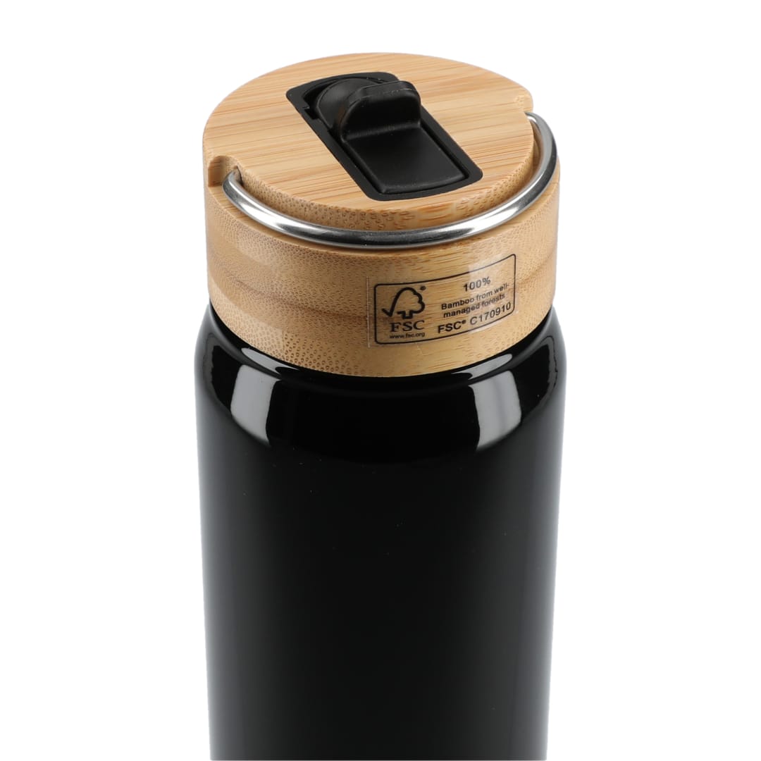 Black Billy 26oz Aluminum Bottle w/ FSC® Bamboo Lid plain