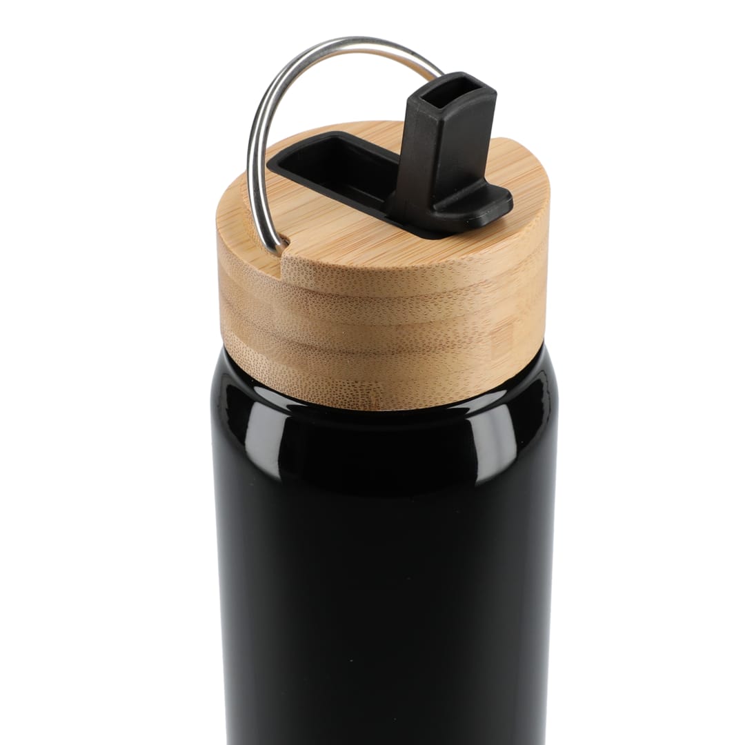 Black Billy 26oz Aluminum Bottle w/ FSC® Bamboo Lid plain