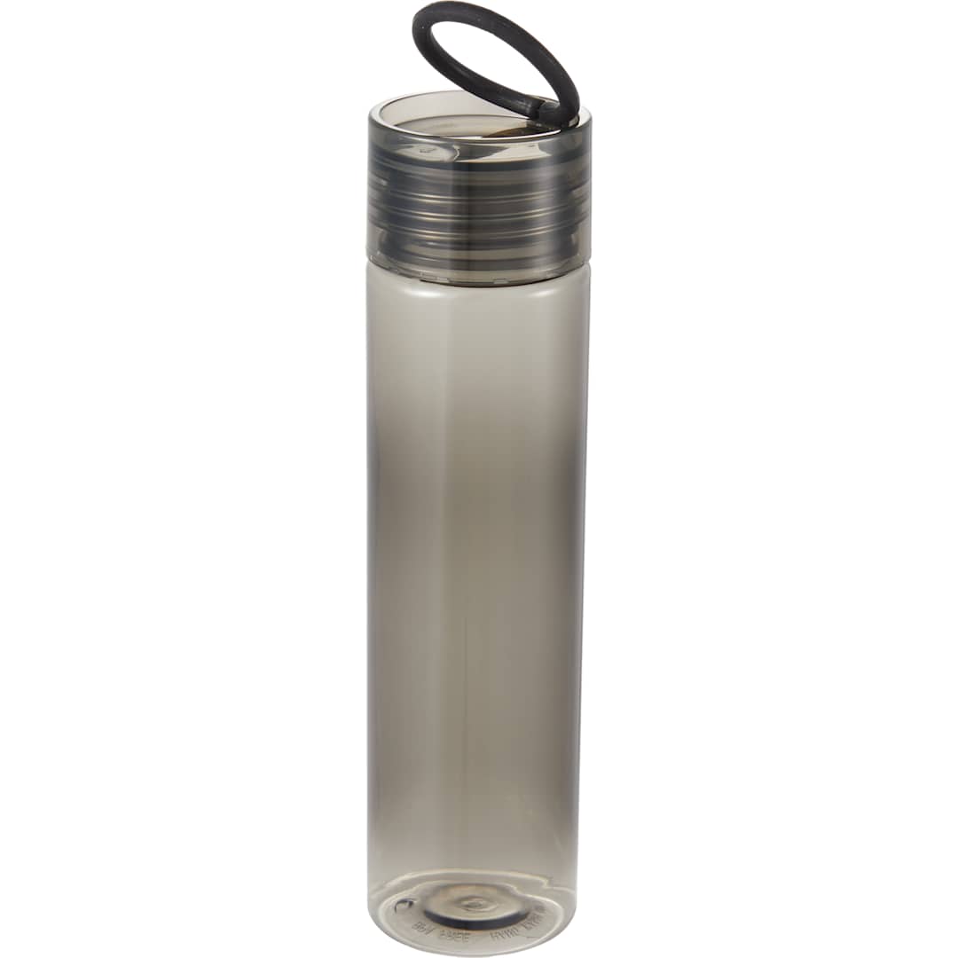 Black Skinny Mini Recycled RPET Bottle 10oz plain