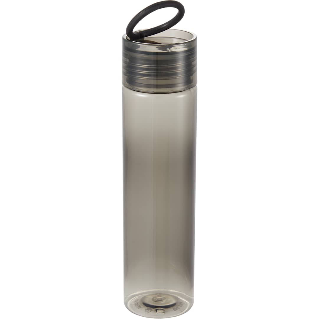 Black Skinny Mini Recycled RPET Bottle 10oz plain