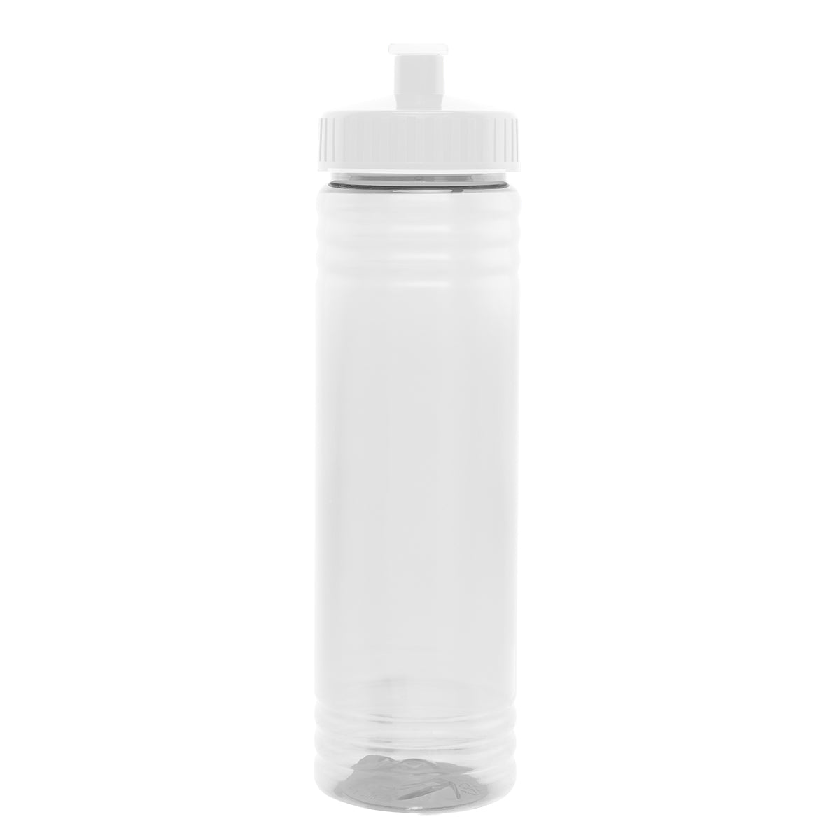 CLEAR 24 Oz. Full Color Hustle Bottle plain grouped
