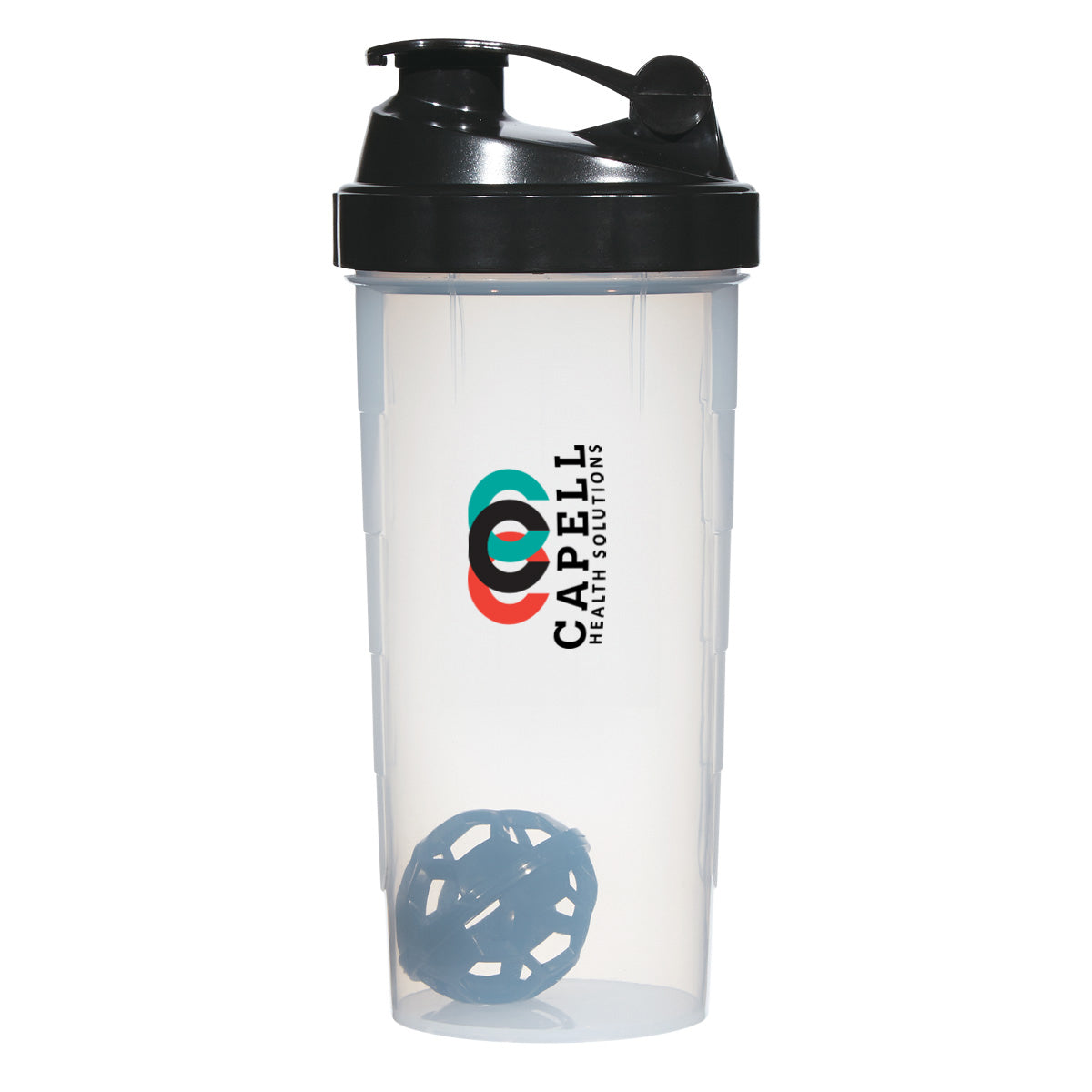 CLEAR WITH BLACK 24 Oz. Shake-It-Up Bottle  grouped