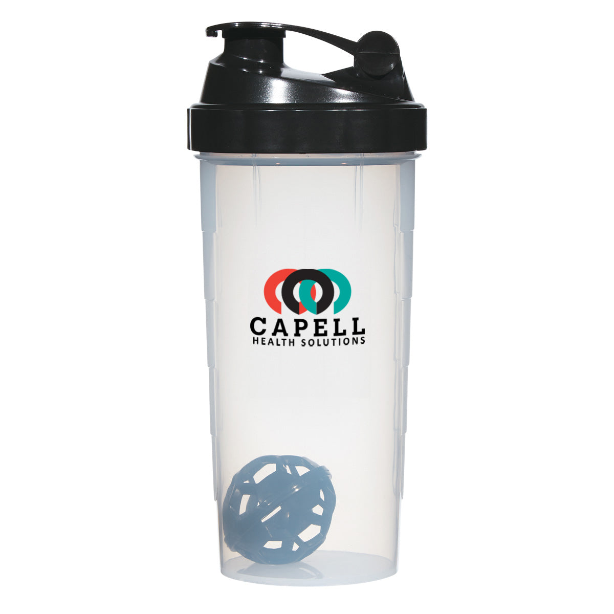 CLEAR WITH BLACK 24 Oz. Shake-It-Up Bottle  grouped