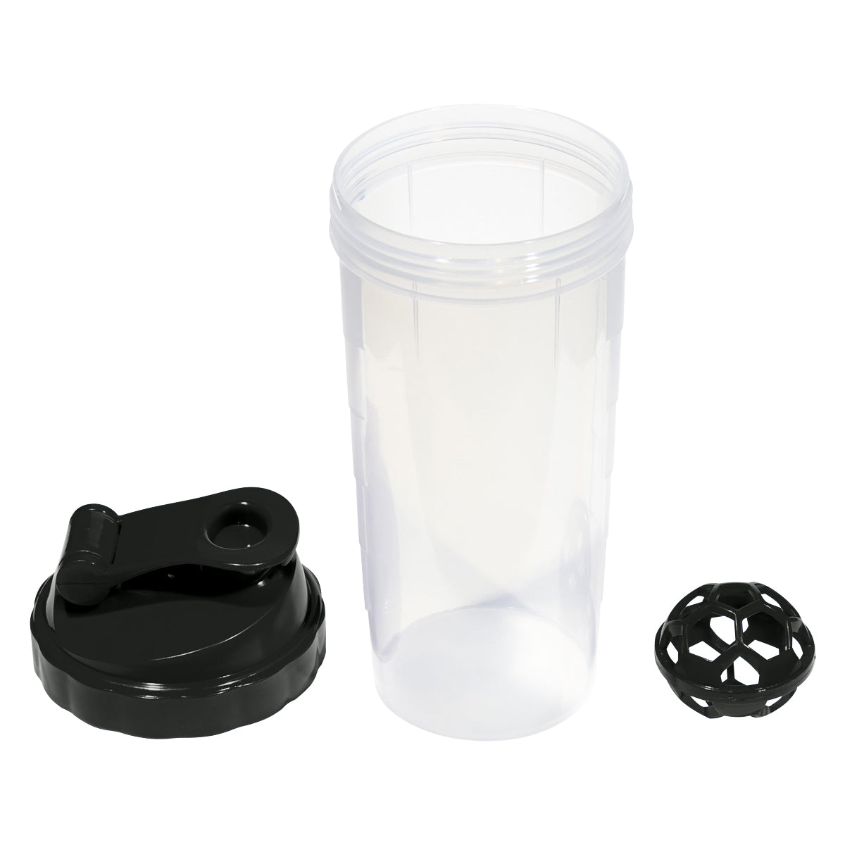 CLEAR WITH BLACK 24 Oz. Shake-It-Up Bottle plain grouped