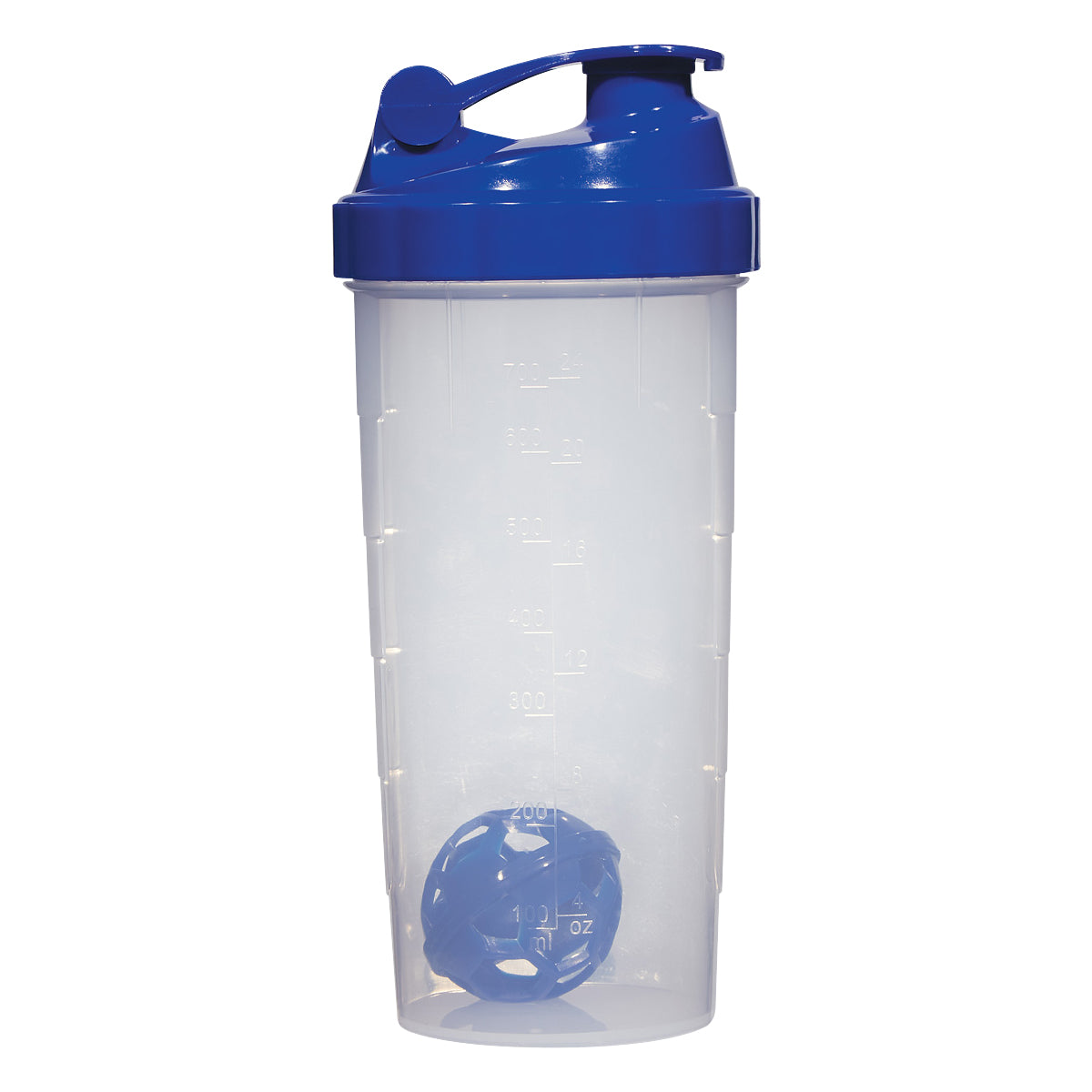 CLEAR WITH BLUE 24 Oz. Shake-It-Up Bottle plain grouped