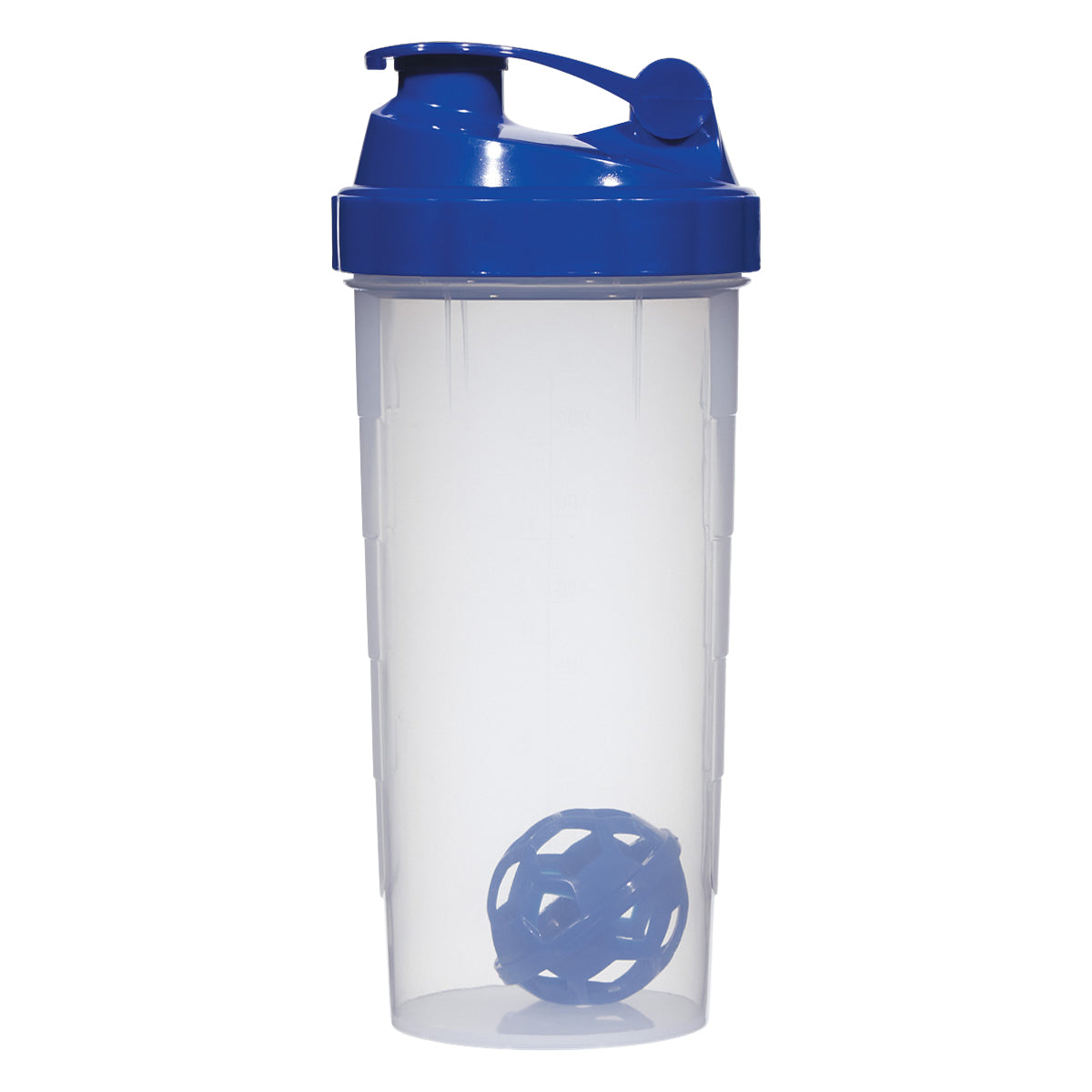 CLEAR WITH BLUE 24 Oz. Shake-It-Up Bottle plain grouped