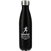 Front View of Black Arsenal 25oz Stainless Sports Bottle