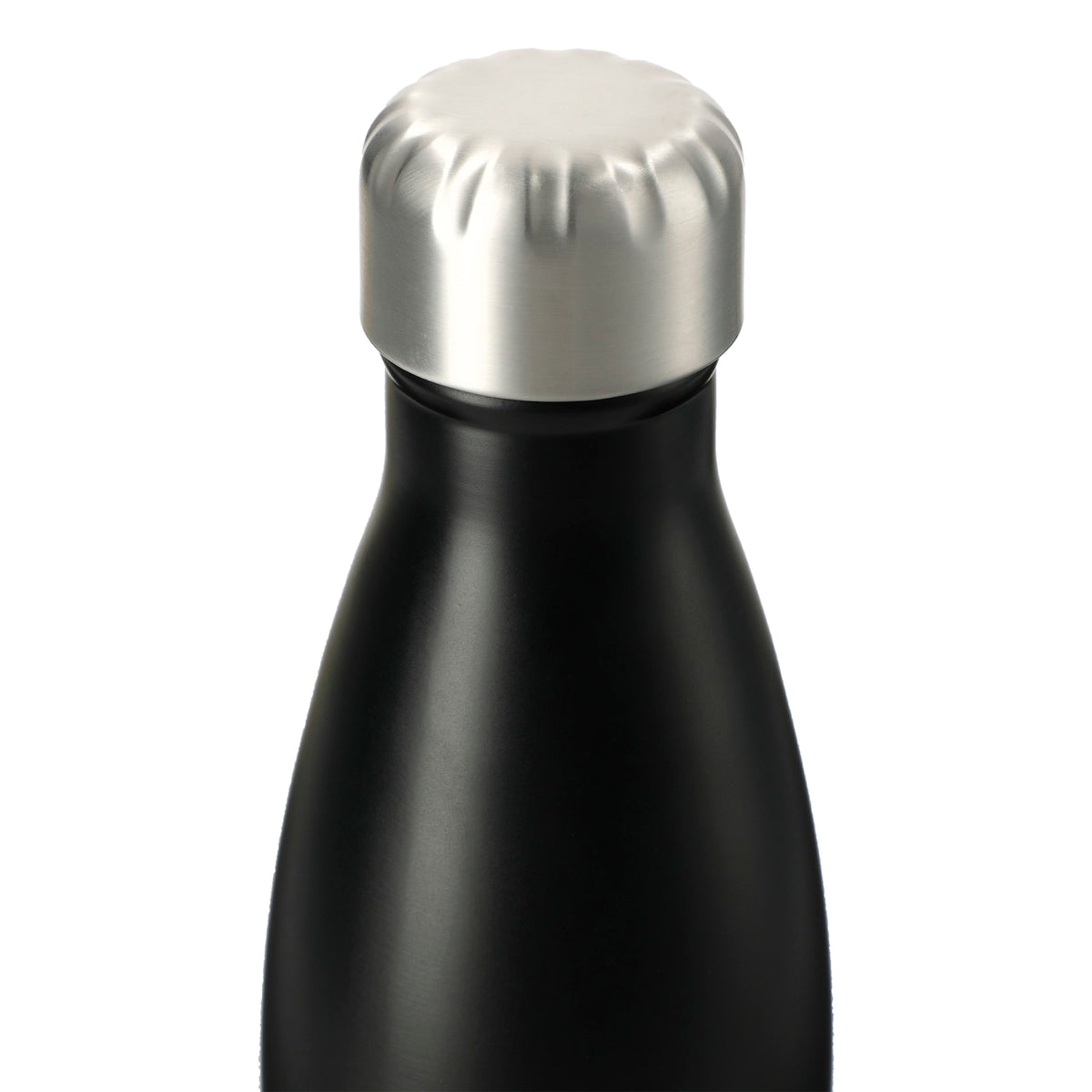 Front View of Black Arsenal 25oz Stainless Sports Bottle
