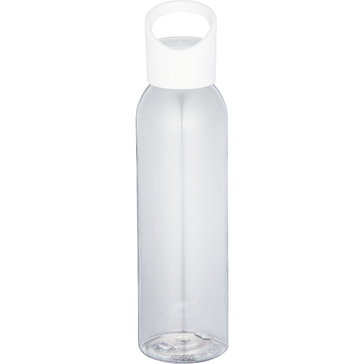 Front View of Clear Casanova 22oz Tritan Sports Bottle plain