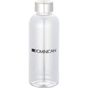 Front View of Clear Elixir 20oz Tritan Sports Bottle