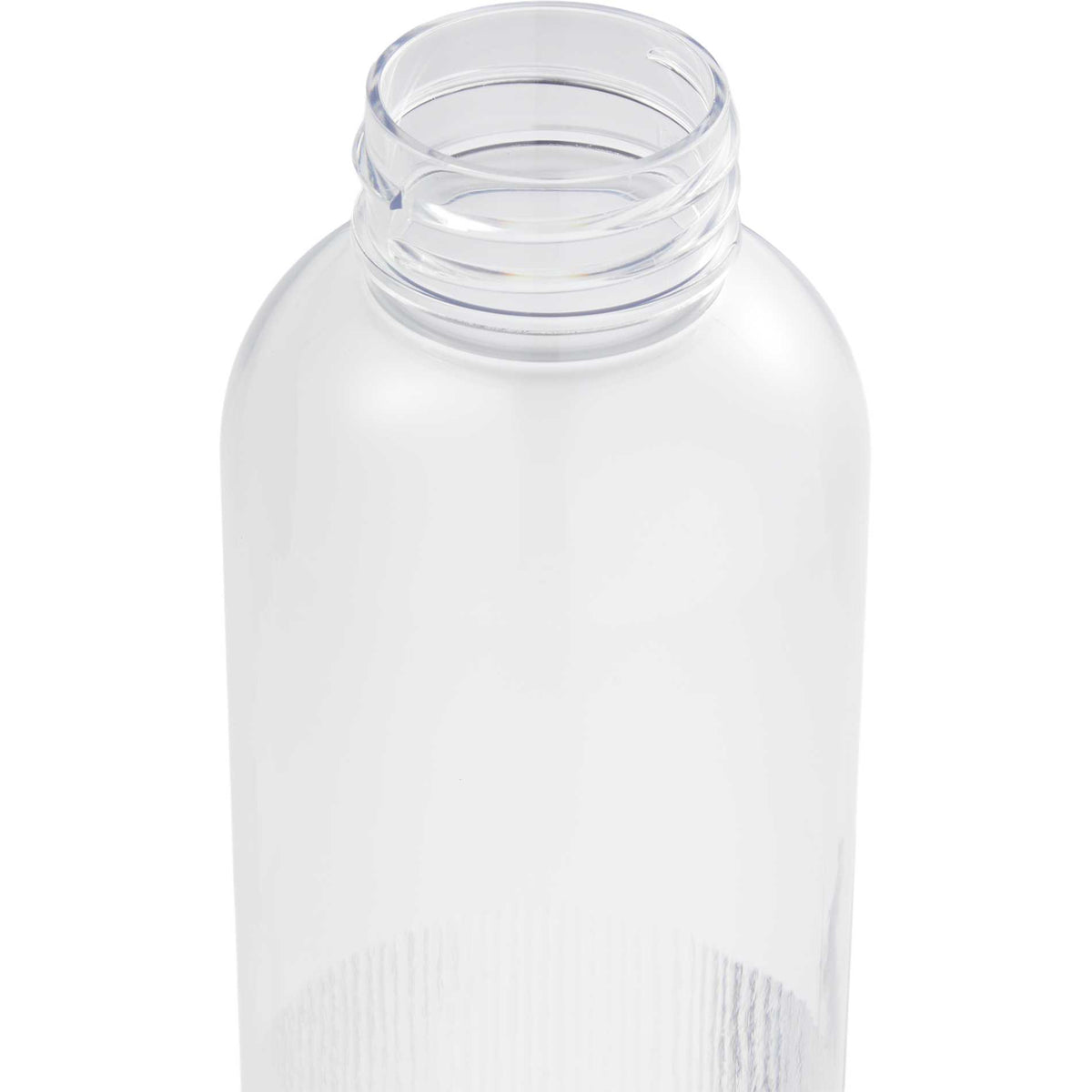 Front View of Clear Prism 24oz  Recycled Plastic Bottle