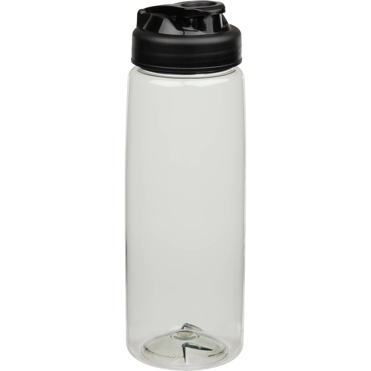 Front View of Clear Surf Bottle w/ Black Sip-n-Go Lid 26 oz plain