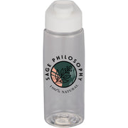 Front View of Clear The Flair Drink Thru Lid 26 oz.