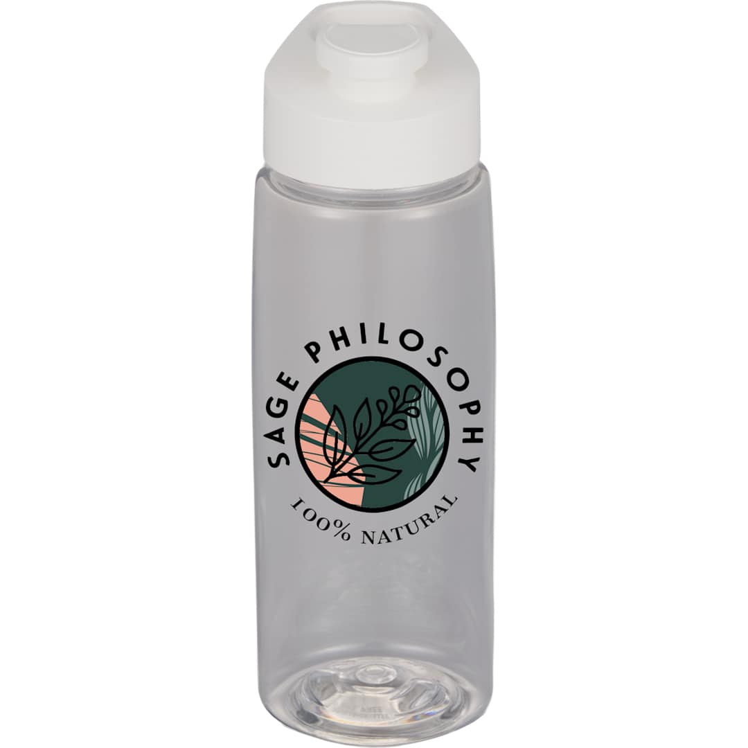 Front View of Clear The Flair Drink Thru Lid 26 oz.