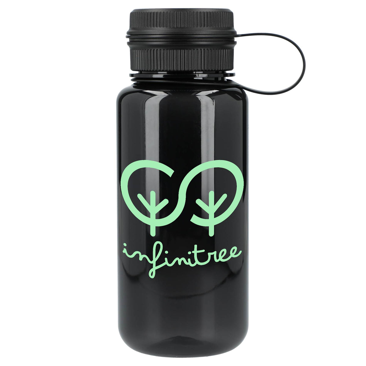 Front View of Gray Quest Tritan™ Renew Sports Bottle 30oz