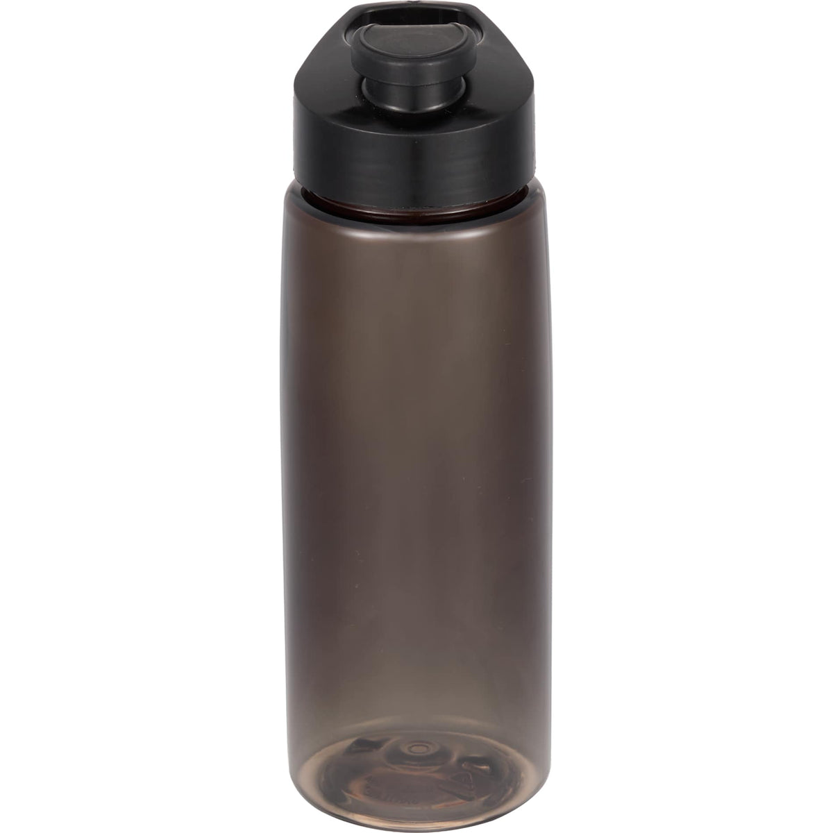 Front View of Gray The Flair Drink Thru Lid 26 oz. plain