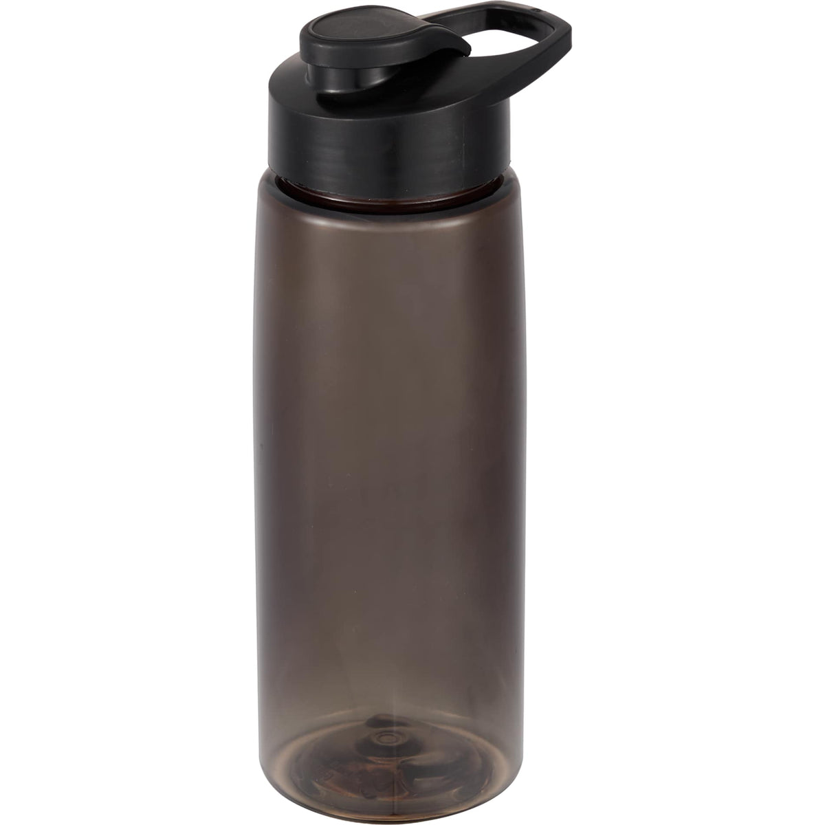 Front View of Gray The Flair Drink Thru Lid 26 oz. plain