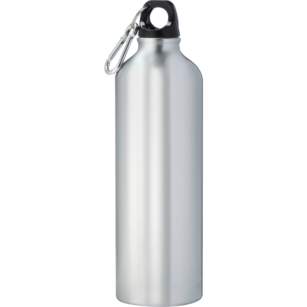 Front View of  Pacific 26oz Aluminum Sports Bottle plain