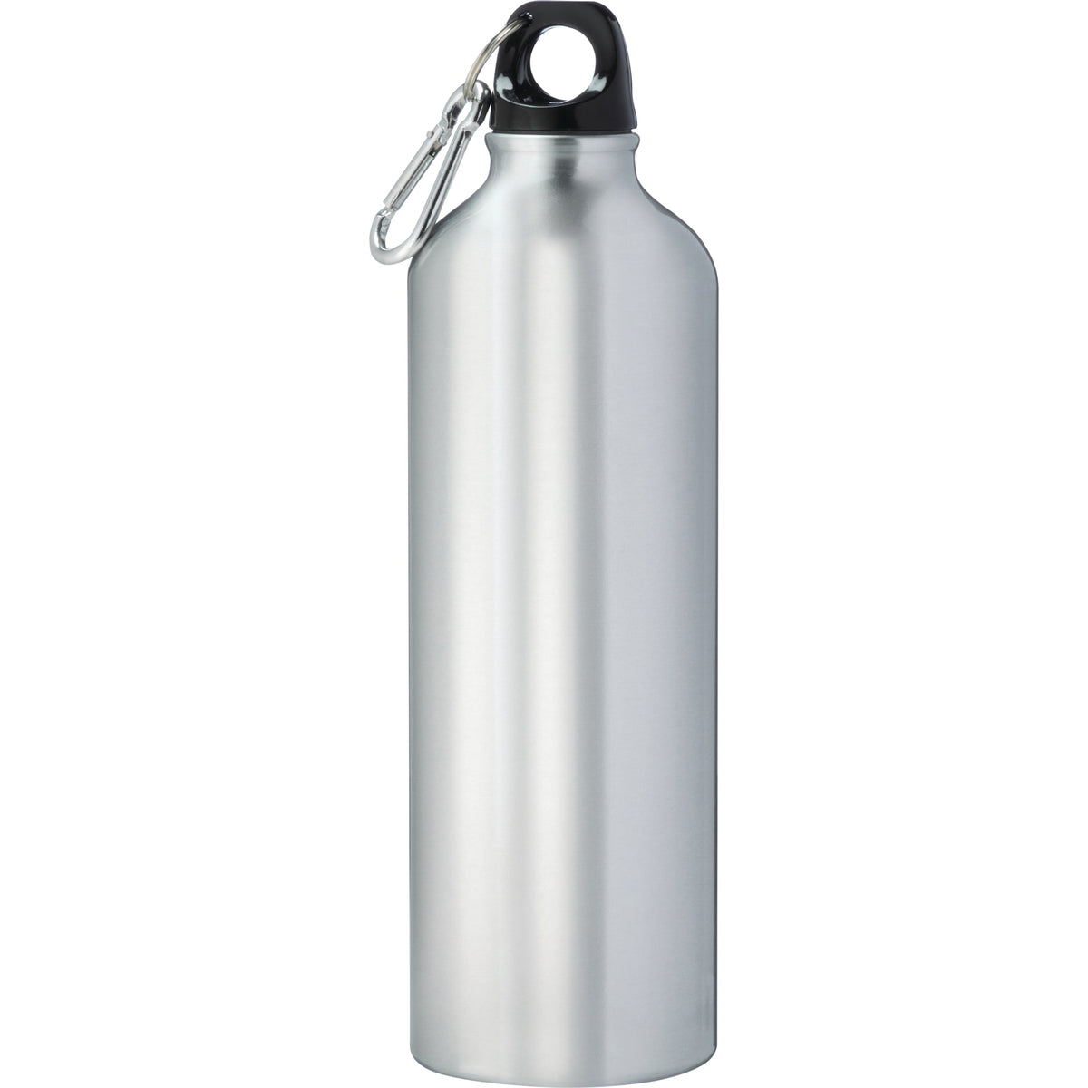 Front View of  Pacific 26oz Aluminum Sports Bottle plain