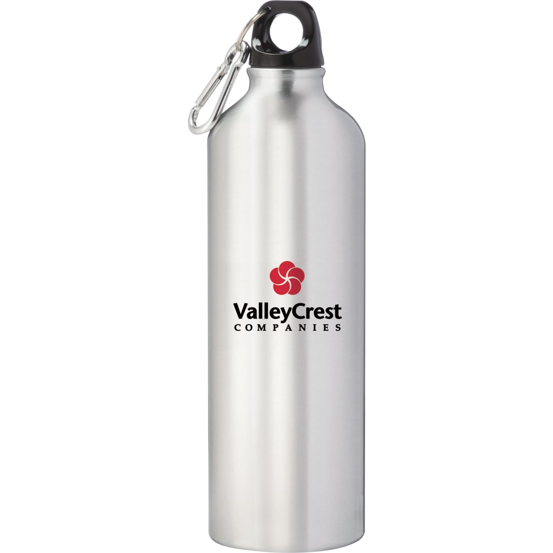 Front View of  Pacific 26oz Aluminum Sports Bottle