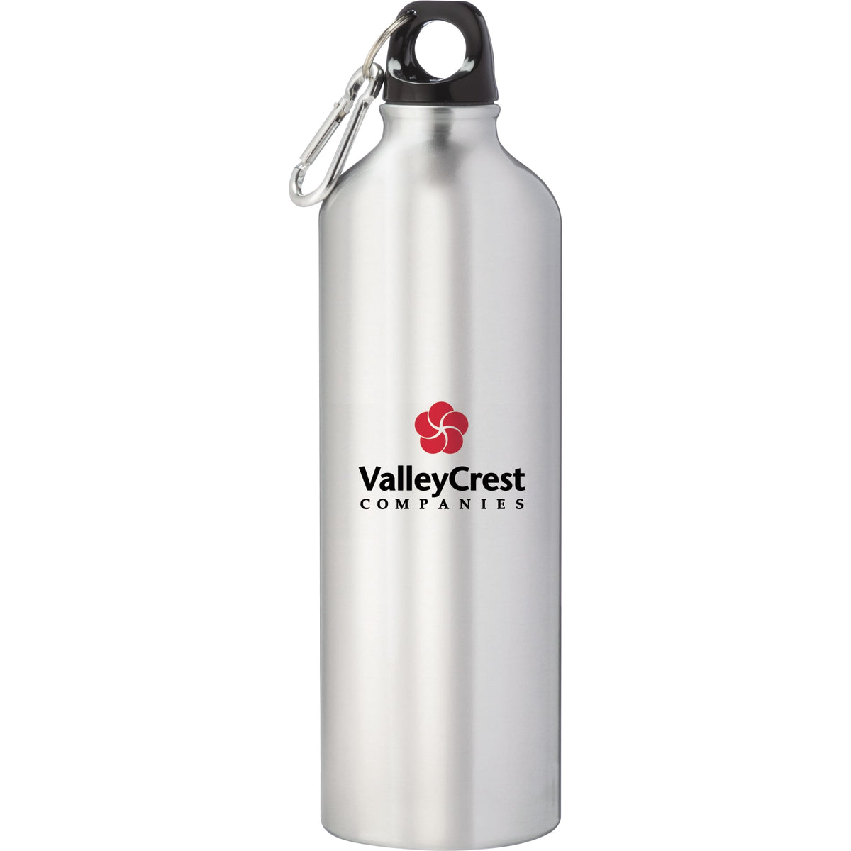 Front View of  Pacific 26oz Aluminum Sports Bottle