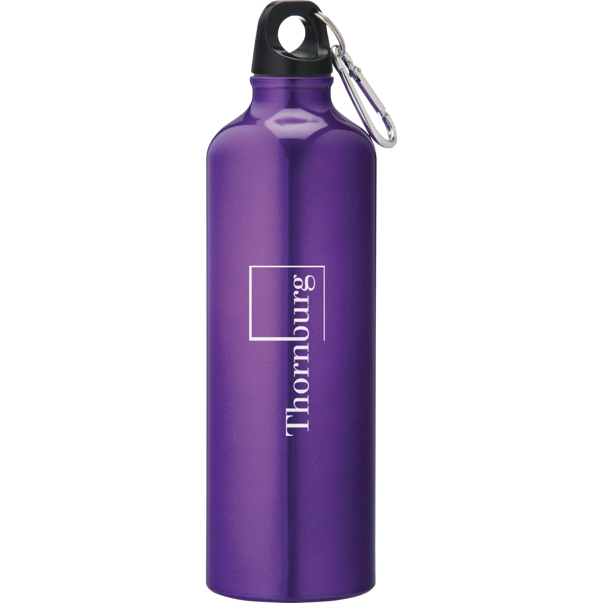 Front View of Purple Pacific 26oz Aluminum Sports Bottle