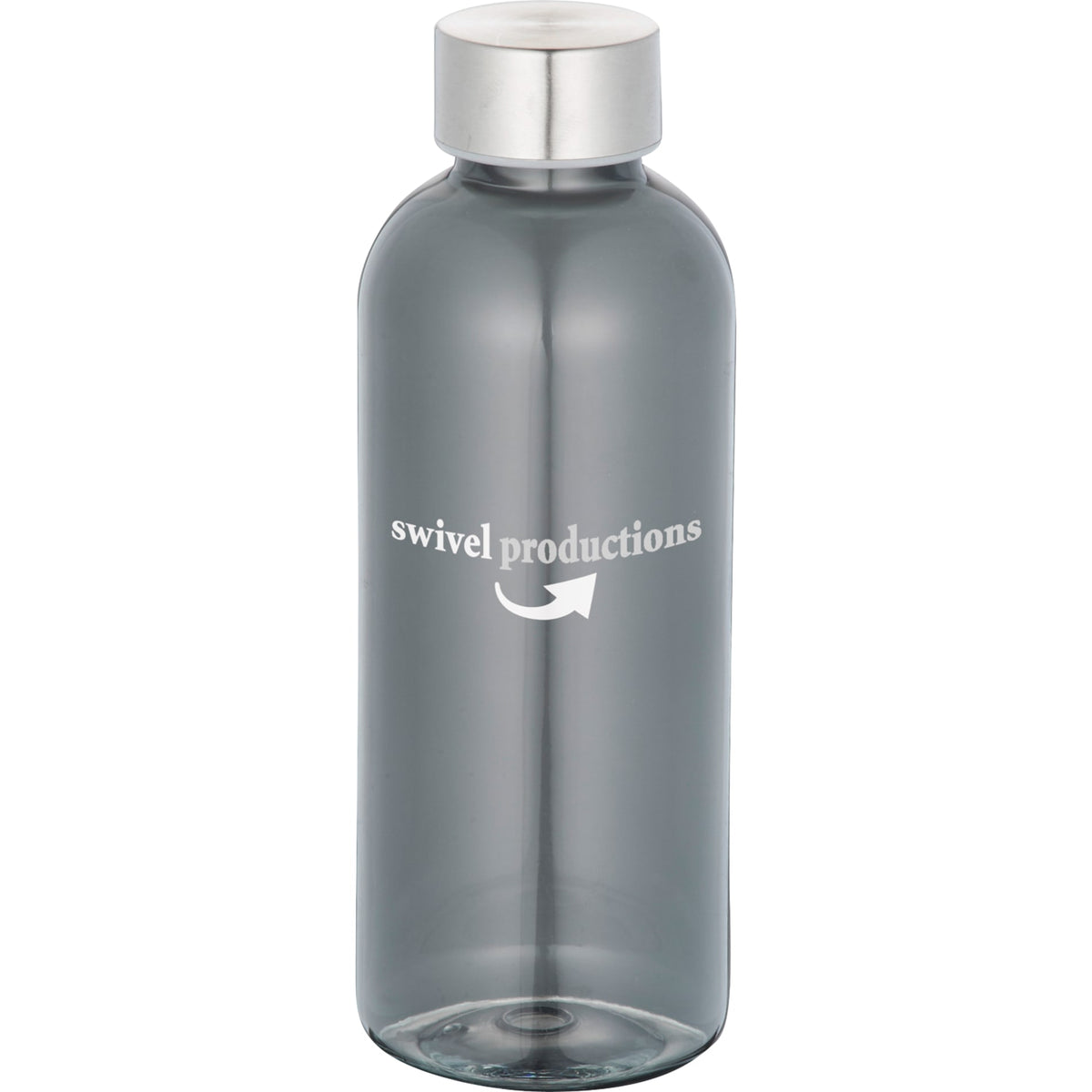 Front View of Transparent Black (TBK) Elixir 20oz Tritan Sports Bottle