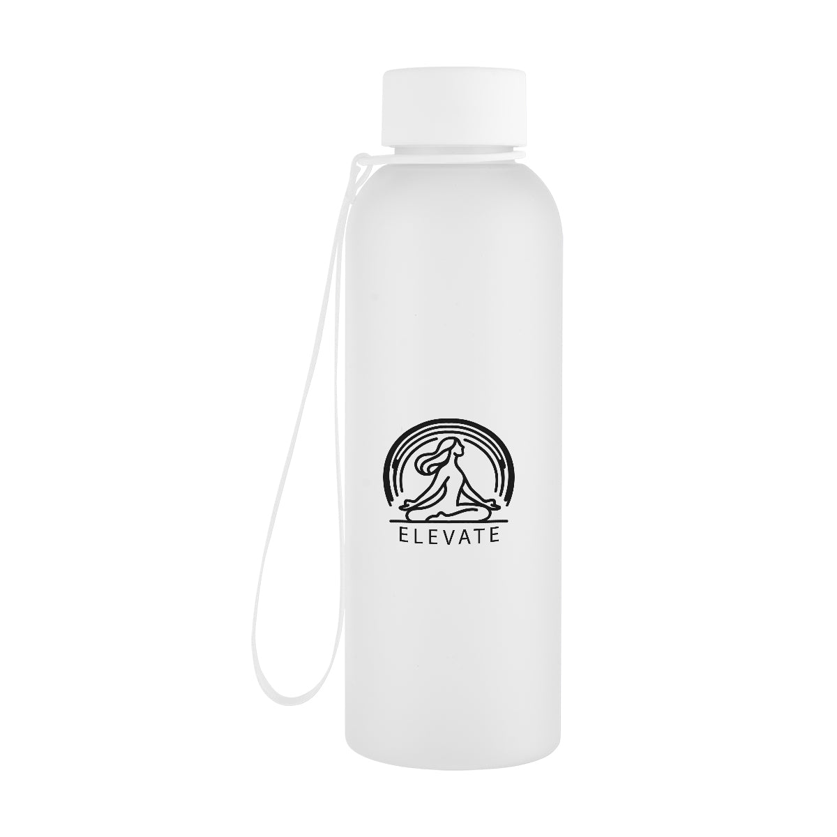 FROST CLEAR 20 Oz. Morgan rPET Rubberized Bottle With Carry Strap  grouped