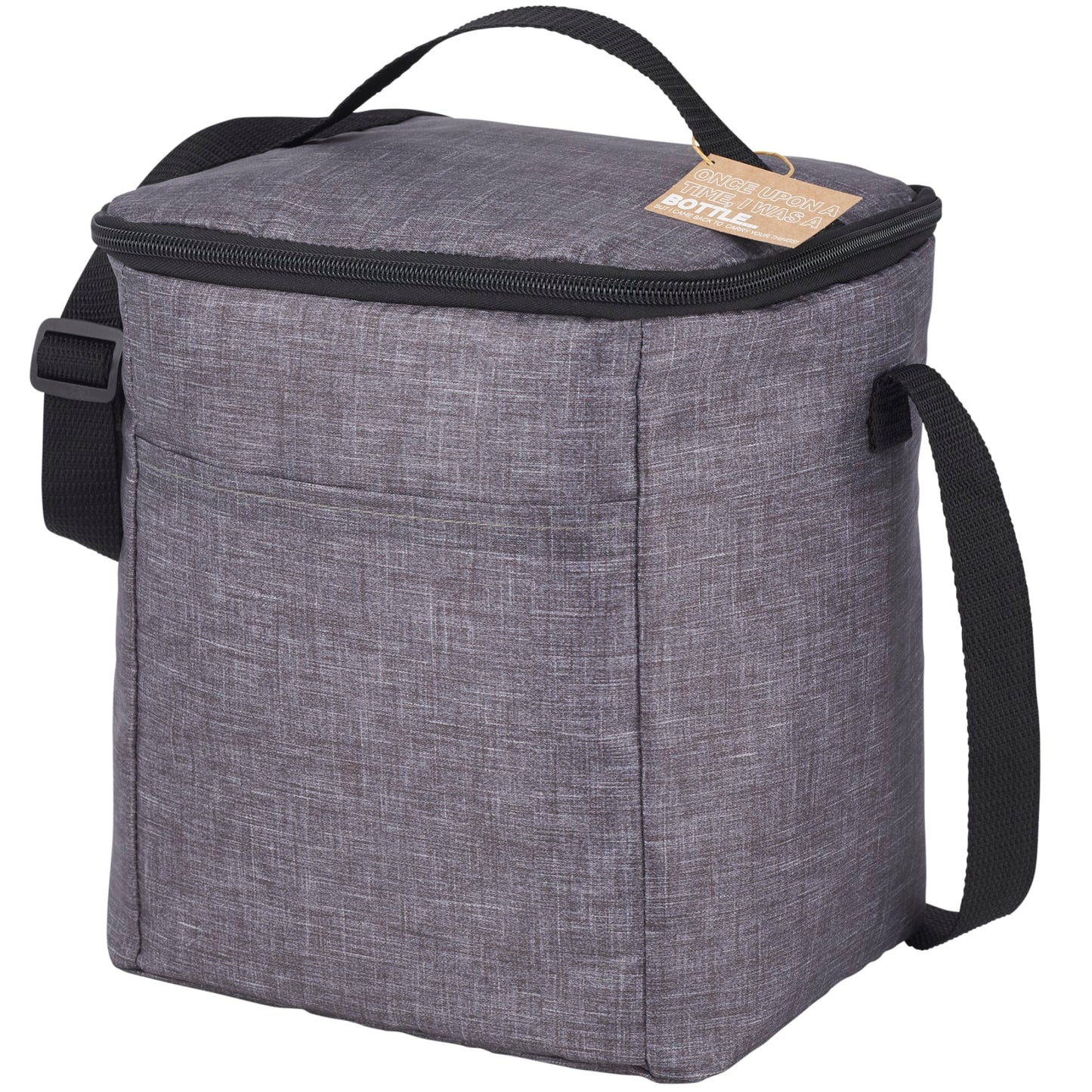 Gray Excursion Recycled 6 Can Lunch Cooler plain