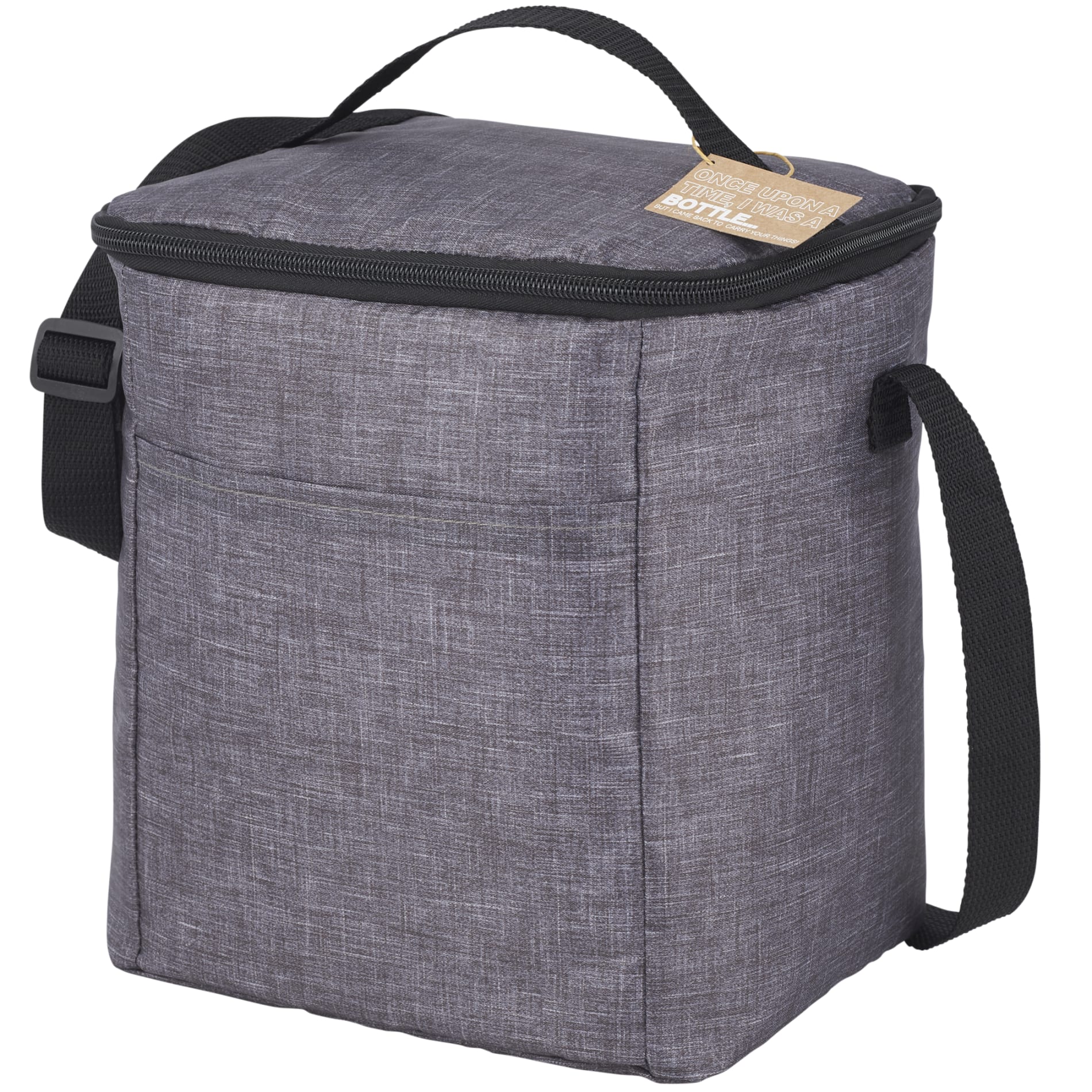 Gray Excursion Recycled 6 Can Lunch Cooler plain
