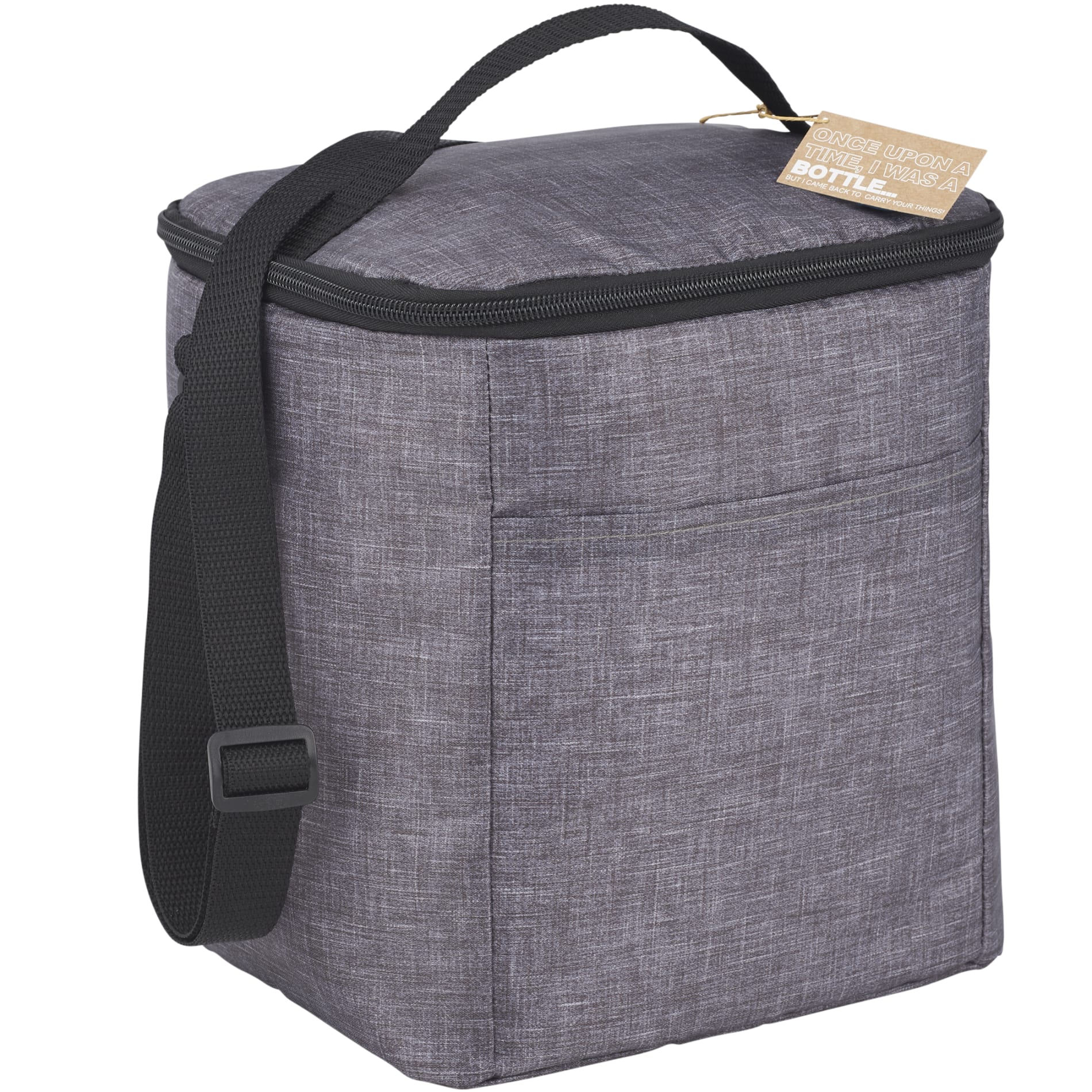 Gray Excursion Recycled 6 Can Lunch Cooler plain