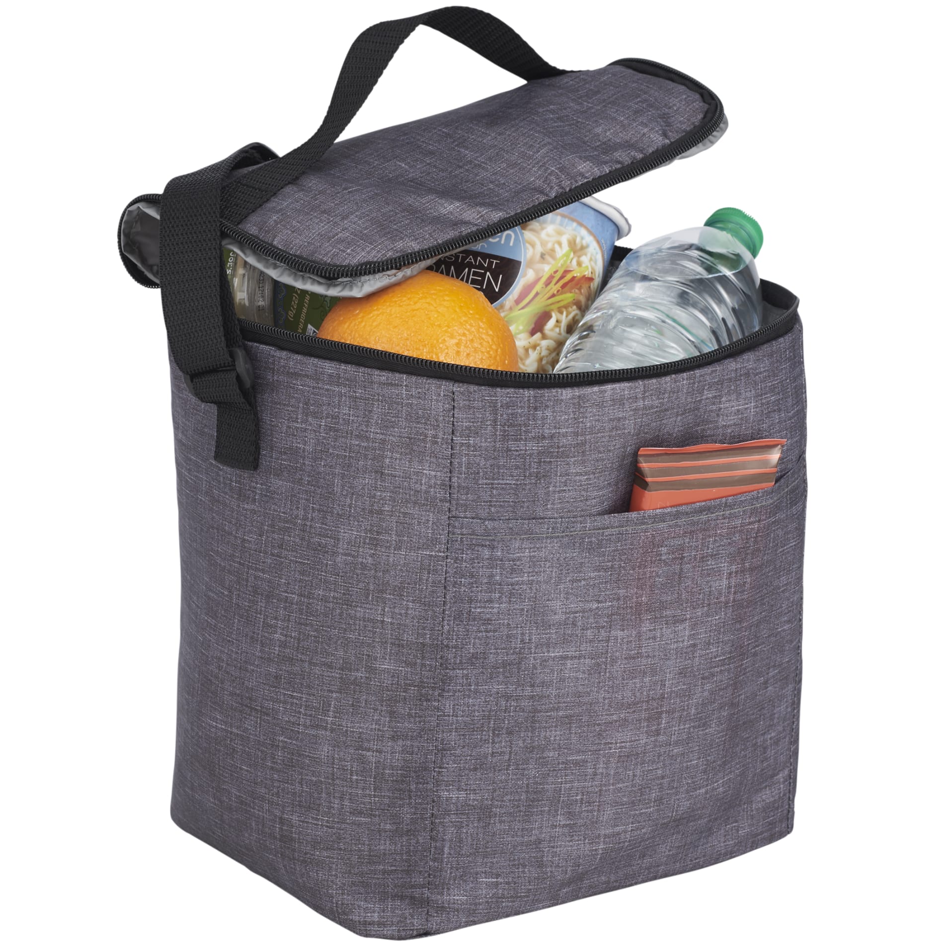 Gray Excursion Recycled 6 Can Lunch Cooler plain