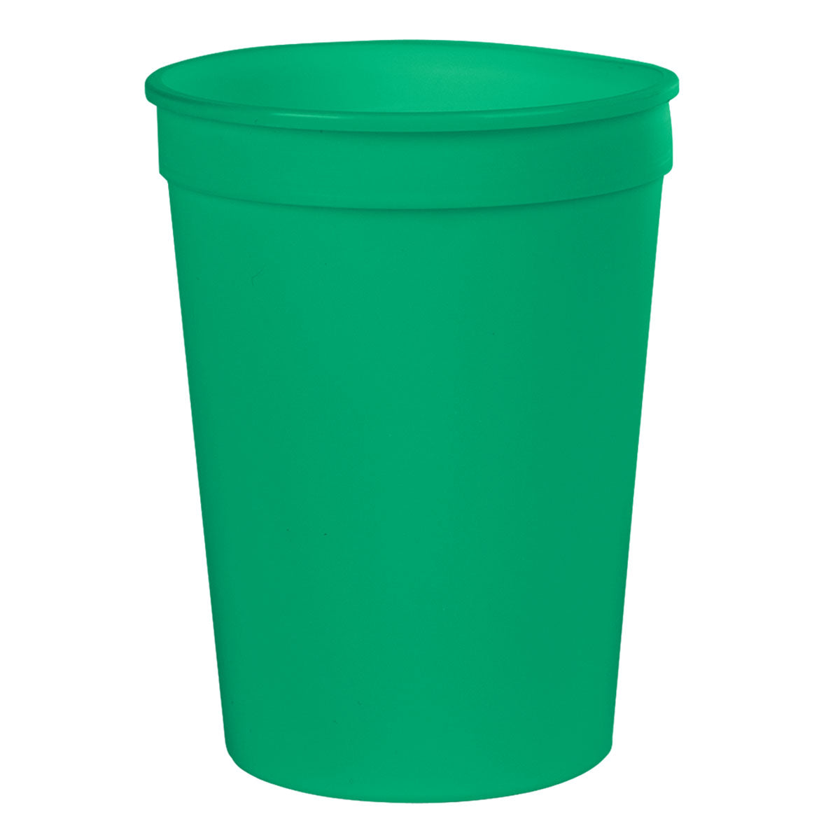GREEN 12 Oz. Big Game Stadium Cup plain grouped