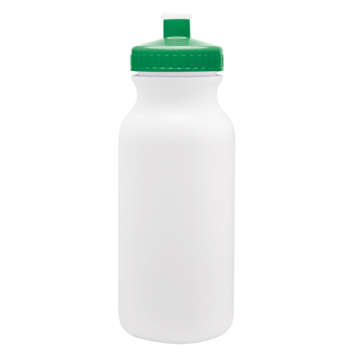GREEN LID 20 Oz. Full Color Thrive Bike Bottle plain grouped
