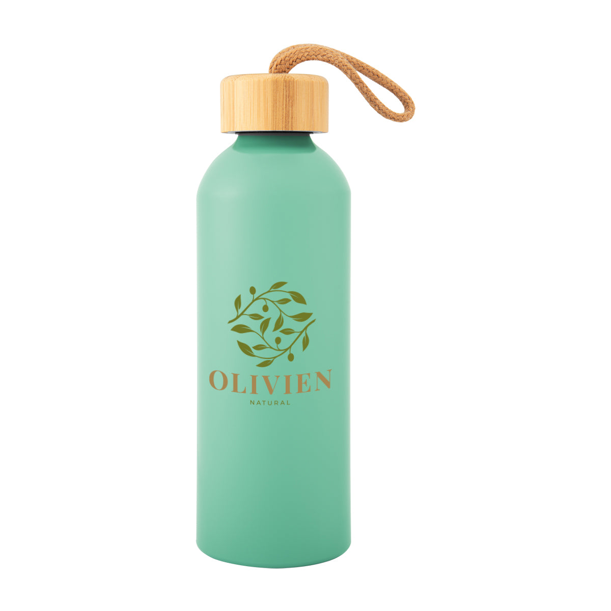 JADE 25 Oz. Blaire Recycled Aluminum Bottle With Bamboo Lid  grouped
