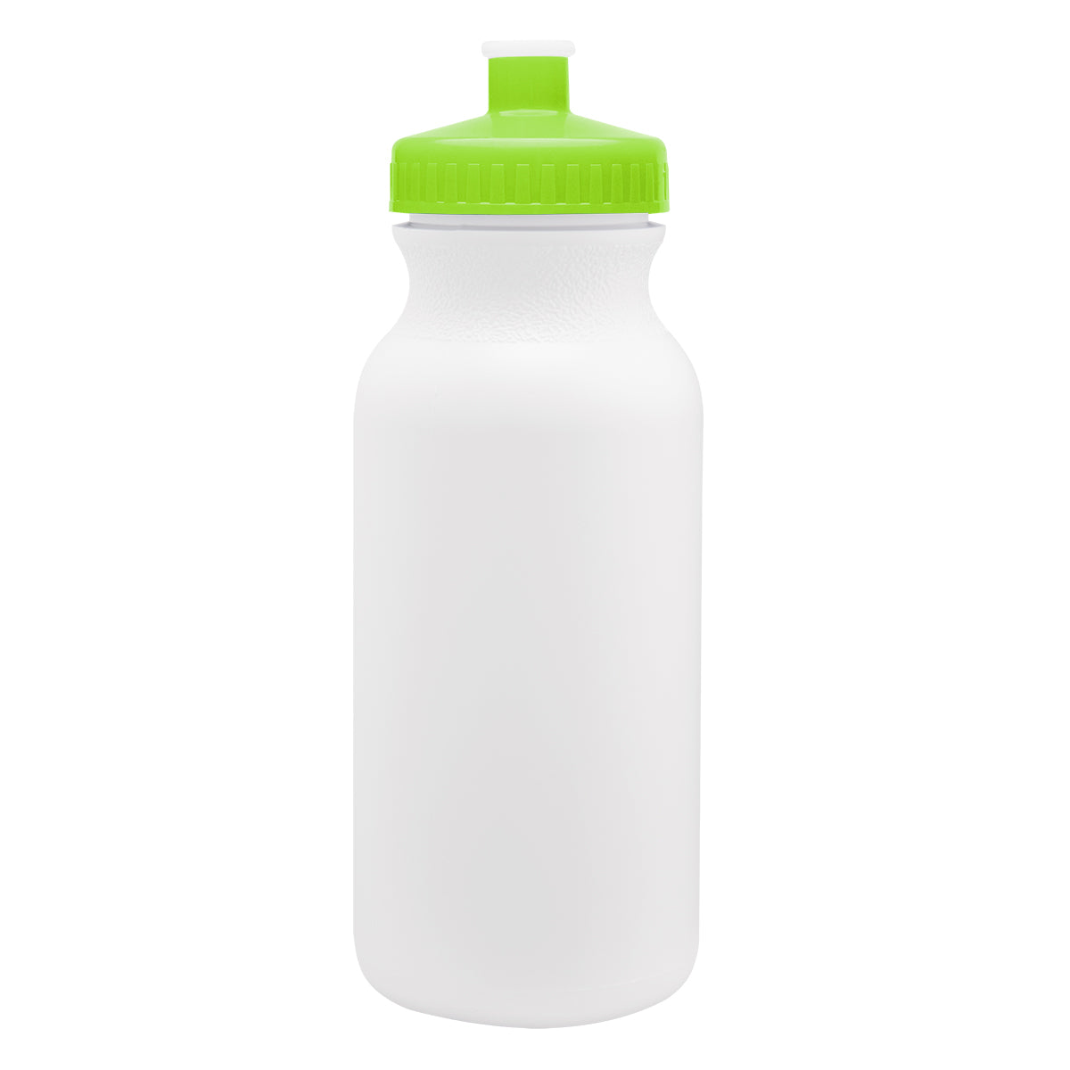 LIME LID 20 Oz. Full Color Thrive Bike Bottle plain grouped