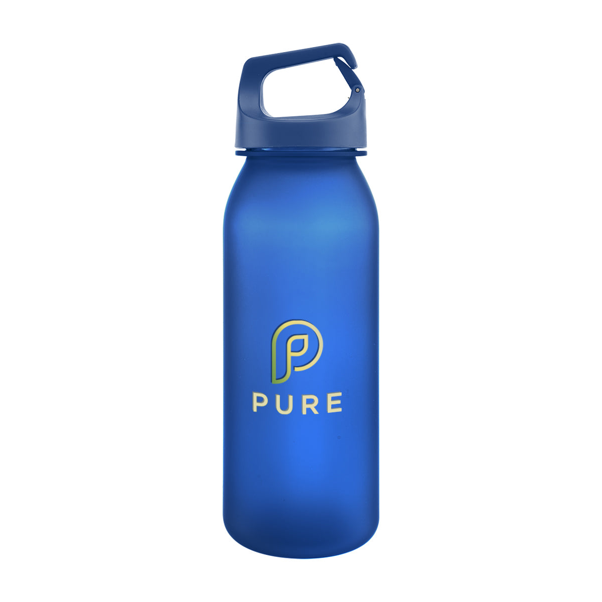 NAVY BLUE 20 Oz. Brooke rPET Bottle With Easy Carry Handle  grouped