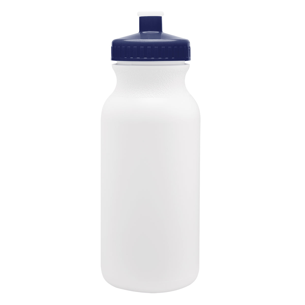 Navy Lid 20 Oz. Full Color Thrive Bike Bottle plain grouped